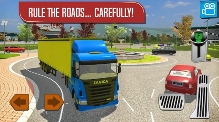 Delivery Truck Driver Simulator android App screenshot 1